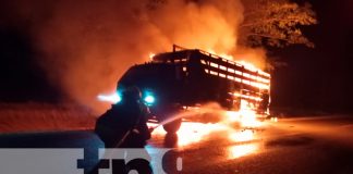 Foto: Voraz incendio en carretera norte /TN8
