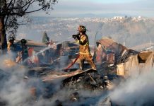 Foto: Dolor en Chile tras voraz incendio /cortesía