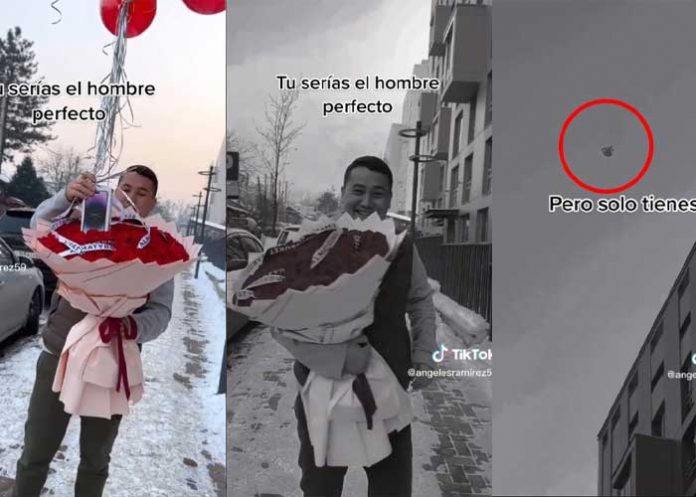 ¡Y se marchó! Hombre regala IPhone a su novia, pero volaron junto a los globos