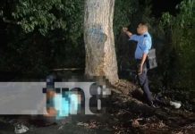 Foto: Trágico accidente en Chinandega: Motociclista fallece tras estrellarse contra un árbol/TN8