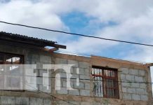 Vientos desprenden el techo de una iglesia evangélica en San Marcos, Carazo