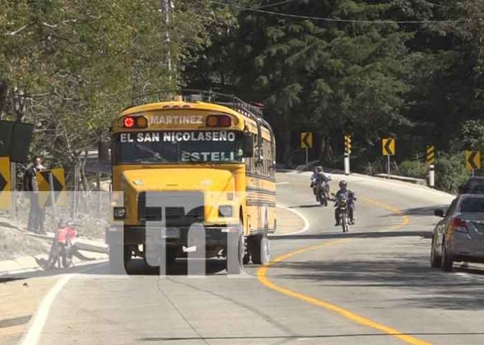 Foto: Dos Kilómetros de carretera de concreto hidráulico transforman La Garnacha, Estelí/TN8