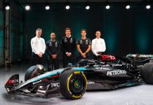 Hamilton presenta el Mercedes para la temporada 2024