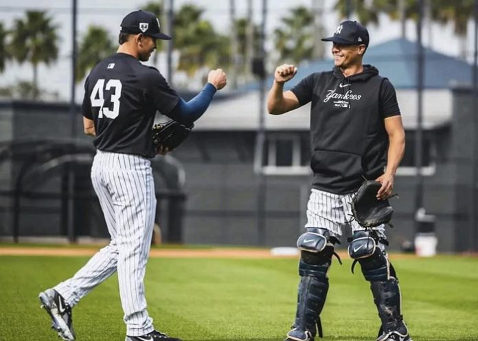 Jonathan Loáisiga en el campamento de los Yankees En marcha el Spring Training de la MLB