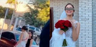 Le lanza pintura a la novia para detener la boda de su hijo