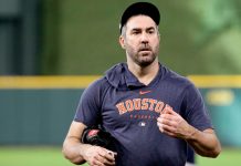 Verlander dice que está ‘retrasado’ por problema en el hombro justin, verlander, astros, houston,