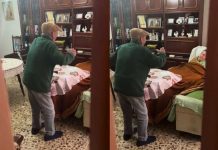 Tierno amor: Abuelito baila para animar a su esposa con Alzheimer Abuelito le baila a su esposa con Alzheimer