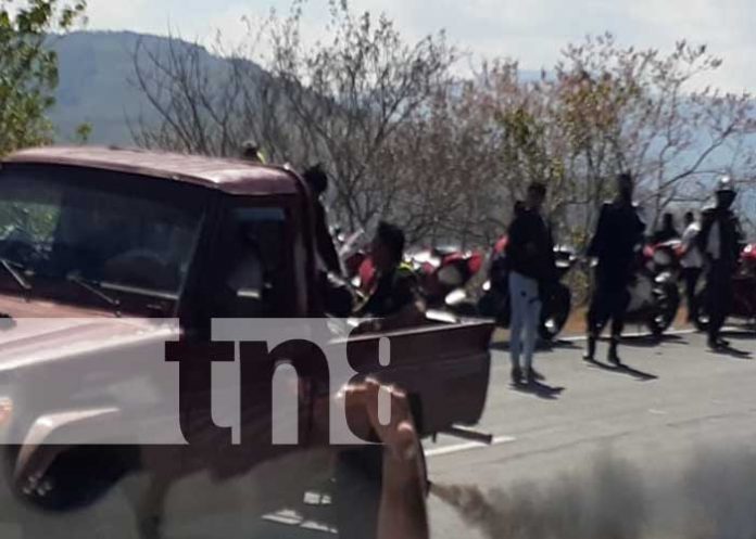 Foto: Trágico accidente con motorizado en carretera Sébaco-Matagalpa / TN8