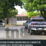 Foto: Investigan extraña muerte de un hombre en Altamira, Managua / TN8