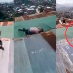 Cayeron desde el techo de una casa: Chavalas locas se dan «sopa de muñecas» Caen desde el techo de una casa