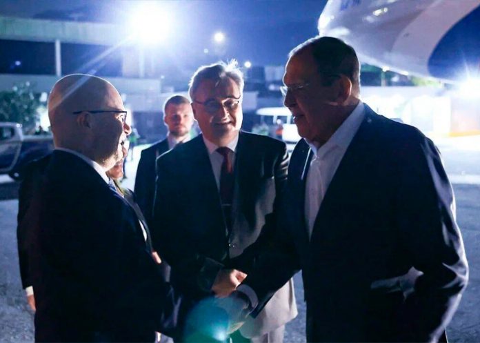 Serguéi Lavrov llega a Venezuela