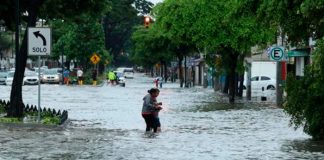 Estragos por las fuertes lluvias en Ecuador