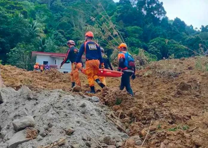 Deslizamiento de tierra en Filipinas
