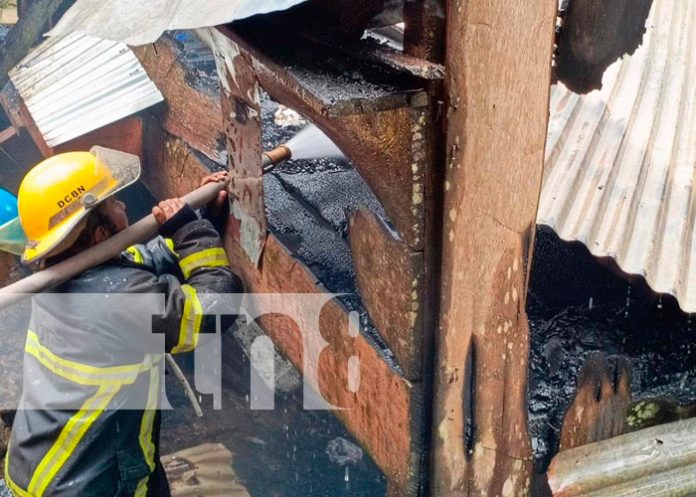 Foto: Incendio deja afectaciones materiales en una vivienda de Bonanza / TN8