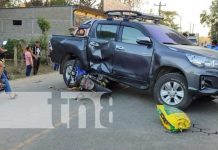 Motociclista de Jalapa se rinde ante la muerte tras fuerte accidente Foto: Mortal accidente de tránsito en Jalapa / TN8
