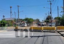 Ojo con el tráfico en Managua: Nuevo desvío del tramo IV de la Pista San Juan Pablo II Foto: Nuevo desvío en Managua por avances de Pista Juan Pablo II / TN8