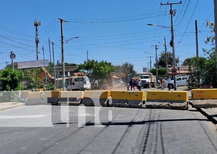 Foto: Nuevo desvío en Managua por avances de Pista Juan Pablo II / TN8