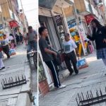 Padre aclamado: Espera a que su hija se despida de su novio para llevarla a casa Espera a que su hija le dé besitos a su novio