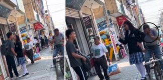 Espera a que su hija le dé besitos a su novio