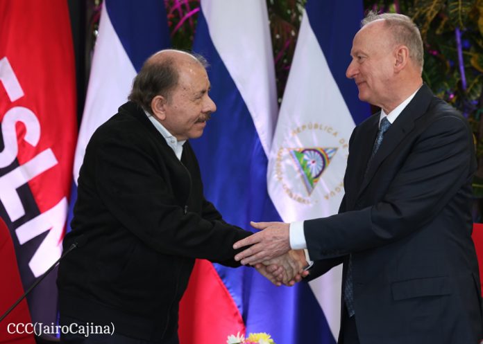 Presidente de Nicaragua, Daniel Ortega, se reúne con secretario del Consejo de Seguridad de Rusia