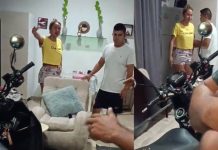 Policía descubre a su esposa siendo infiel 