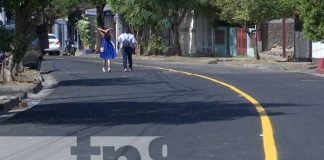 Foto: Calles mejoradas en Ciudad Jardín, Managua / TN8
