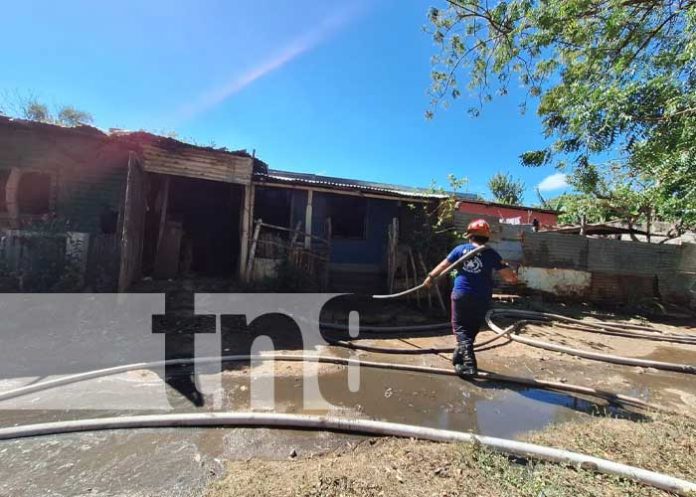 rivas-nun-3 Foto: Afectaciones por incendio en un barrio de Rivas / TN8