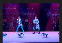 Rusia se luce en los Juegos del Futuro con brutal espectáculo de perros robot Espectáculo de perros robot en Juegos del Futuro de Rusia
