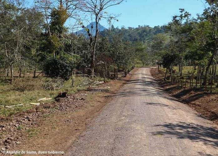 Foto: Nuevos y mejores caminos para Los Arenales, Siuna / TN8