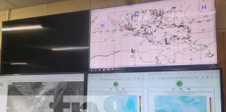 Foto: Proyección del clima en Nicaragua / TN8