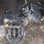 Menor muere tras estrellarse contra un punto fijo en Somotillo, Chinandega Foto: Fatal accidente de tránsito en Somotillo, Chinandega / TN8