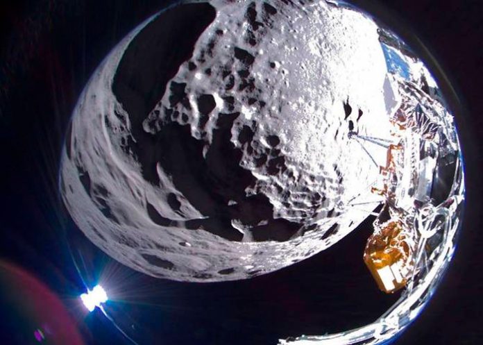 Sonda Odysseus envía sus primeras imágenes de la Luna