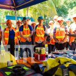 Demostración técnica de estudiantes de topografía y soldadura en Managua Foto: Demostración técnica e industrial del CT Comandante Hugo Chávez / TN8