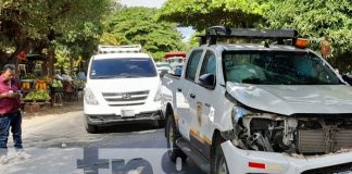 Foto: Fuerte accidente de tránsito en la Crtra. Panamericana Sur, Rivas / TN8