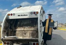 Joven inspirador: Recolector de basura saca pecho al graduarse como abogado Recolector de basura se gradúa como abogado