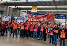 Alemania: Trabajadores ferroviarios anuncian huelga de 35 horas Foto: Huelga ferroviaria en Alemania /cortesía