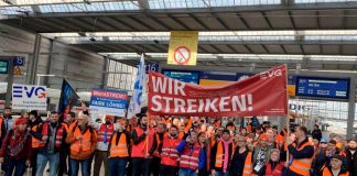 Foto: Huelga ferroviaria en Alemania /cortesía