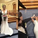 «Sí, acepto» Novia se desmaya en plena boda luego de dar el sí "Sí, acepto" Novia se desmaya en plena boda luego de dar el sí