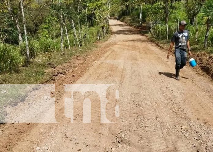 Foto: Alcaldía de Río Blanco, Matagalpa realiza reparaciones de caminos rurales/TN8
