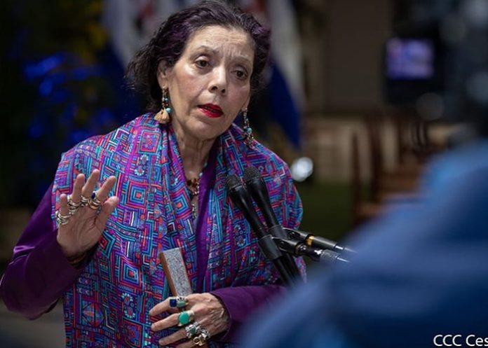 Mensaje de la vicepresidenta de Nicaragua a las heroicas mujeres de Nicaragua