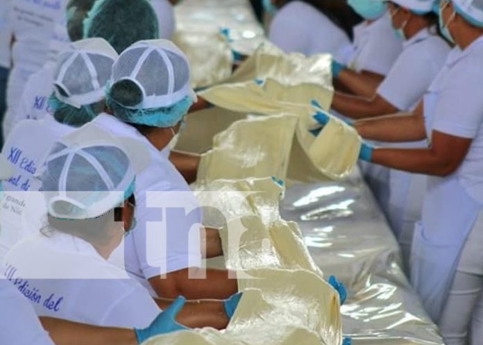 Foto: ¡Nuevo récord del quesillo más grande de Nicaragua! 2,500 metros en Santo Tomás, Chontales/TN8