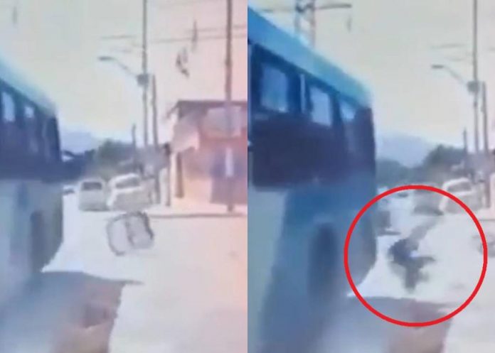 Mujer salta de la ventana de un bus tras sufrir acoso del conductor