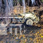 Accidente deja un joven atrapado en la Carretera Granada–Guanacaste Foto: Colisión entre camiones deja un joven atrapado en la Carretera Granada–Guanacaste/TN8