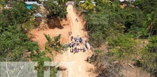 1.5 km de camino productivo inaugurado en Sahsa por la alcaldía de Puerto Cabezas