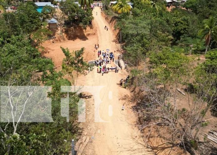 1 1.5 km de camino productivo inaugurado en Sahsa por la alcaldía de Puerto Cabezas