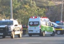 Salieron a correr al parque y se encuentran dos cuerpos envueltos en una cobija