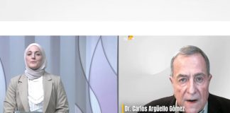 Entrevista de Palestinian Broadcasting Corporation al Doctor Carlos Argüello Gómez
