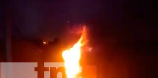 Mujer endiablada le pega fuego a su vivienda en pleito conyugal en Carazo