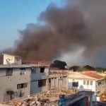 Foto: Prisión de Haití en llamas /cortesía