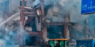Foto: Explosión mortal en restaurante de China /cortesía